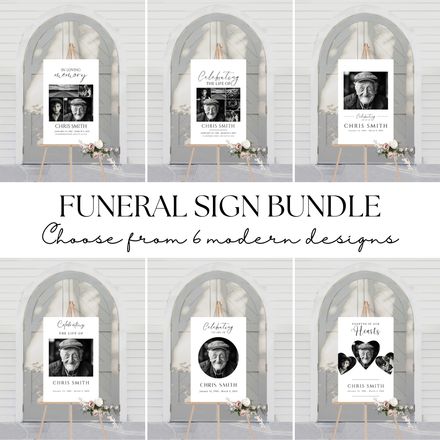 Funeral Sign Bundle
