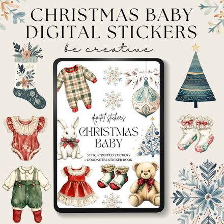 Christmas Baby Stickers