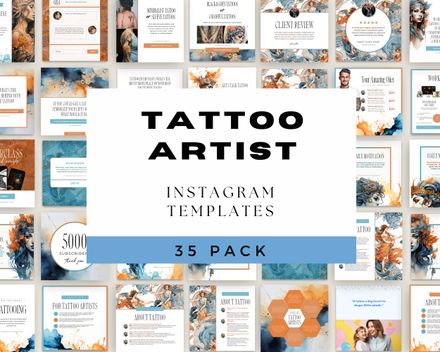 Tattoo Artist Instagram Templates