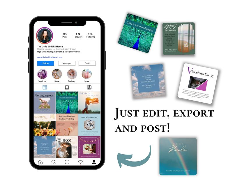Trauma Life Coach Social Media Posts