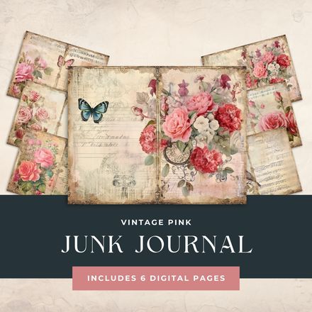 Vintage Pink Junk Journal