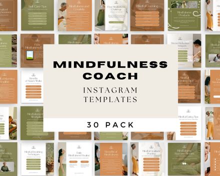 30 Mindfulness Coach Social Media Posts