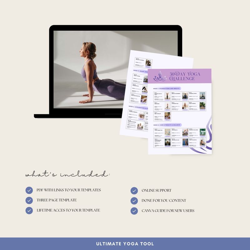 Yoga Challenge Printable