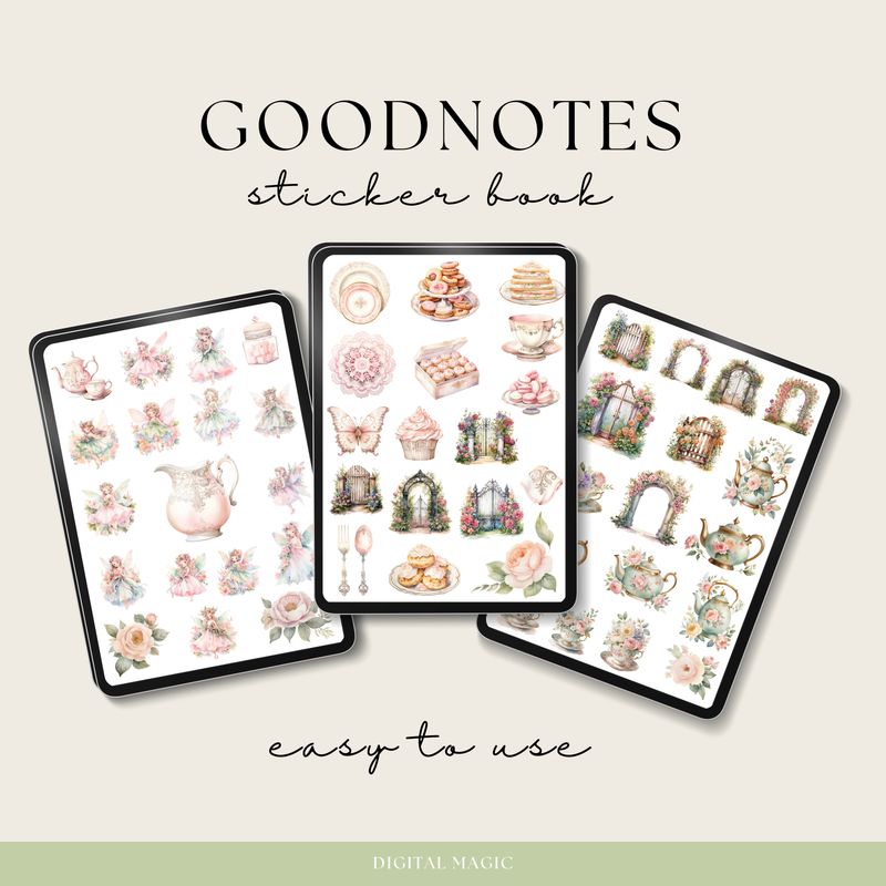 Garden Tea Party Stickers