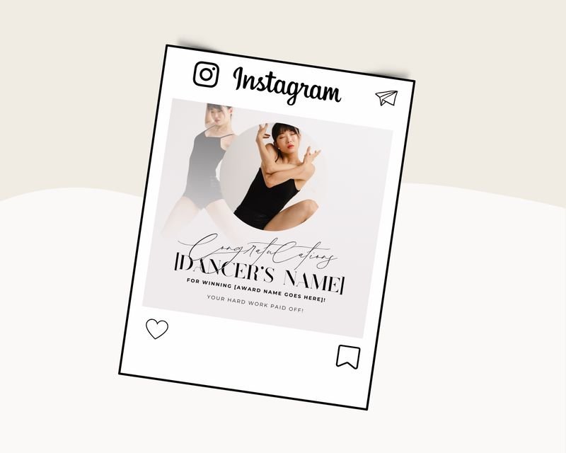 Dance Studio Instagram Templates