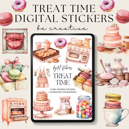 Treat Time Stickers