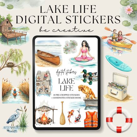 Lake Life Stickers