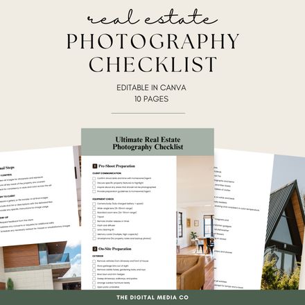 Real Estate Photography Checklist