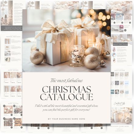 Christmas Catalogue Template