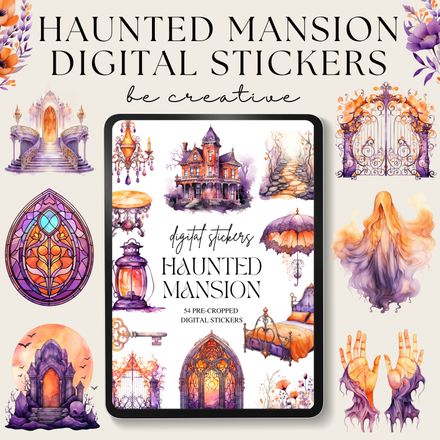  Haunted Mansion Digital Stickers