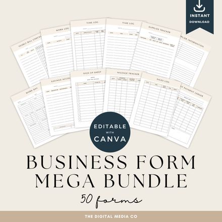 Canva Business Form Bundle