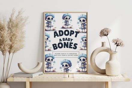 Adopt a Skeleton sign