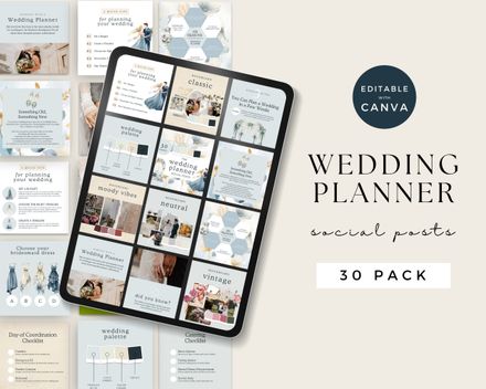 Wedding Planner Social Media Templates