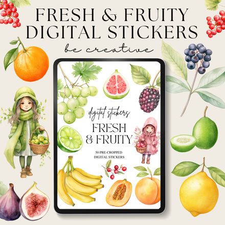  Fresh and Fruity Stickers 