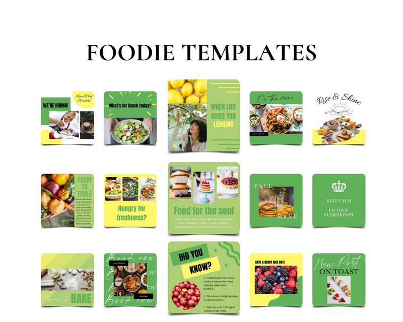 Food Social Media Posts