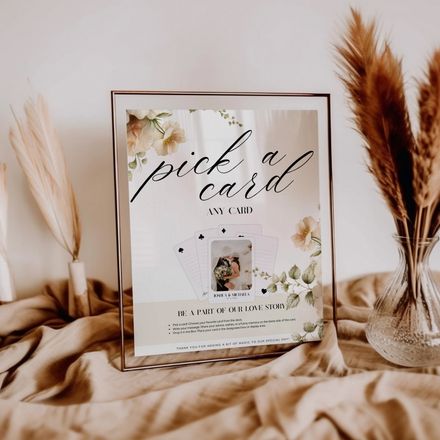 Wedding guest book sign