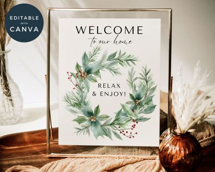Christmas Airbnb Welcome template