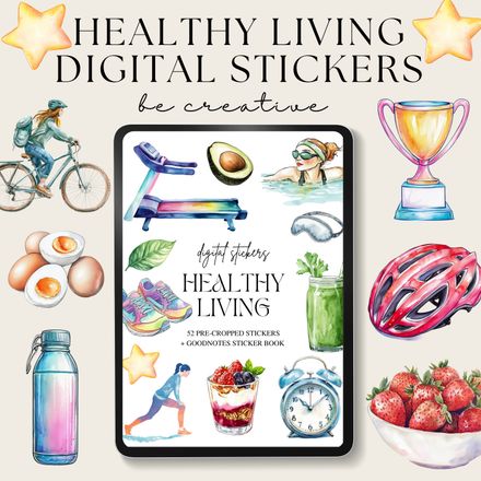 Healthy Living Stickers