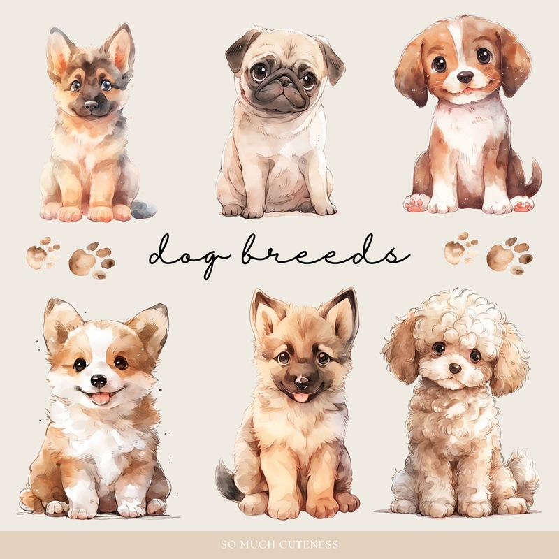 Puppy Love Stickers Digital 