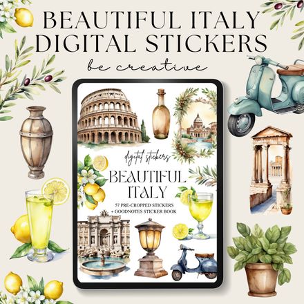 Beautiful Italy Stickers