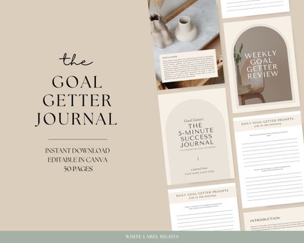  Goal Getter: The 5-Minute Success Journal