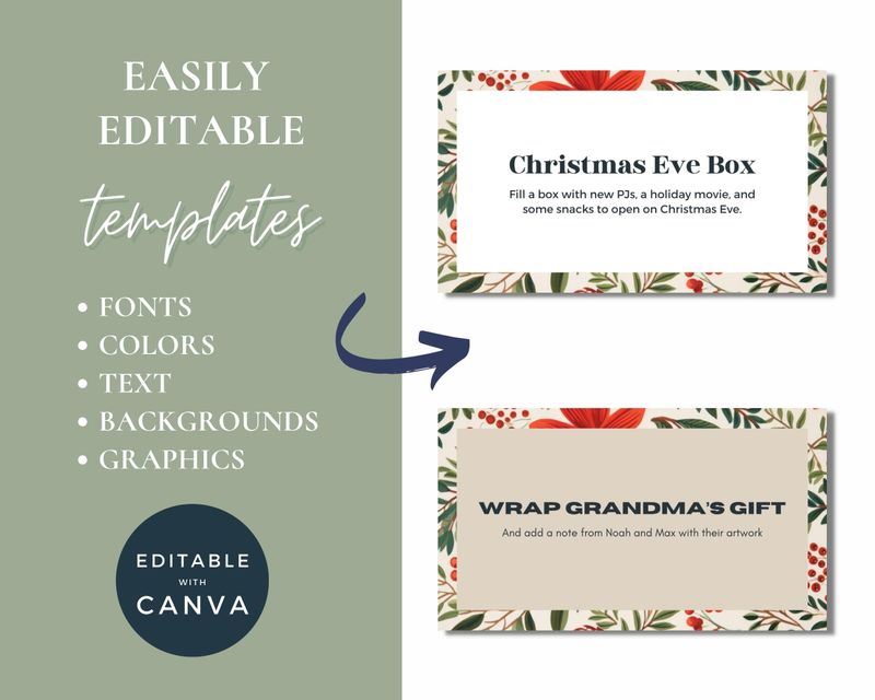 Countdown To Christmas Advent Cards