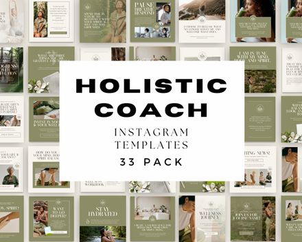 Holistic Coach Instagram Templates