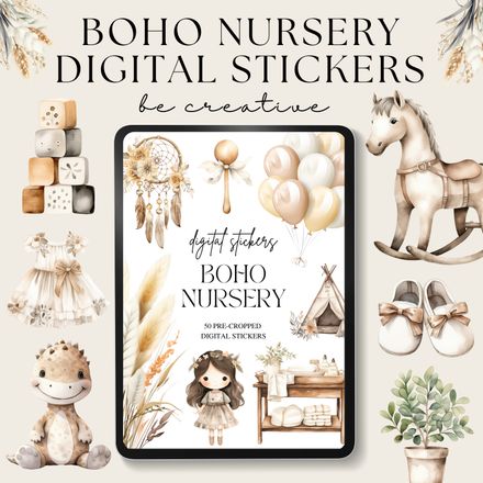 Boho Nursery Stickers