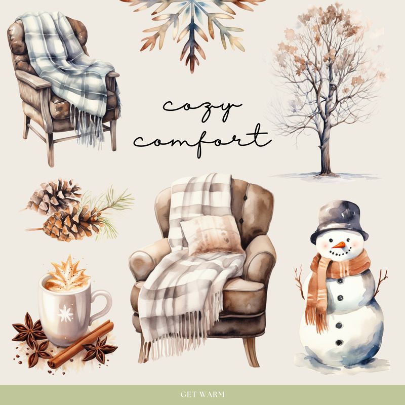 Cozy Winter Digital Stickers