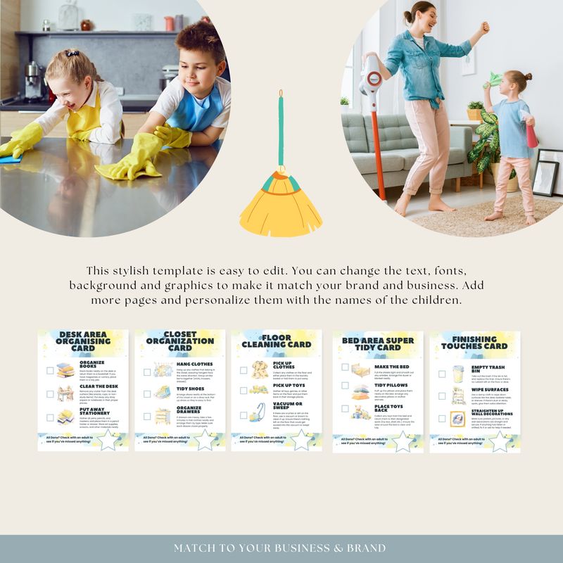 Kids Room Cleaning Checklist