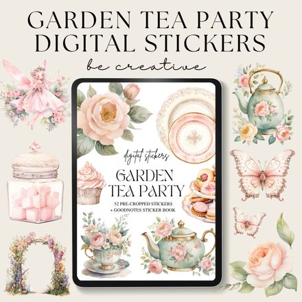 Garden Tea Party Stickers