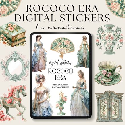Rococo Era Stickers