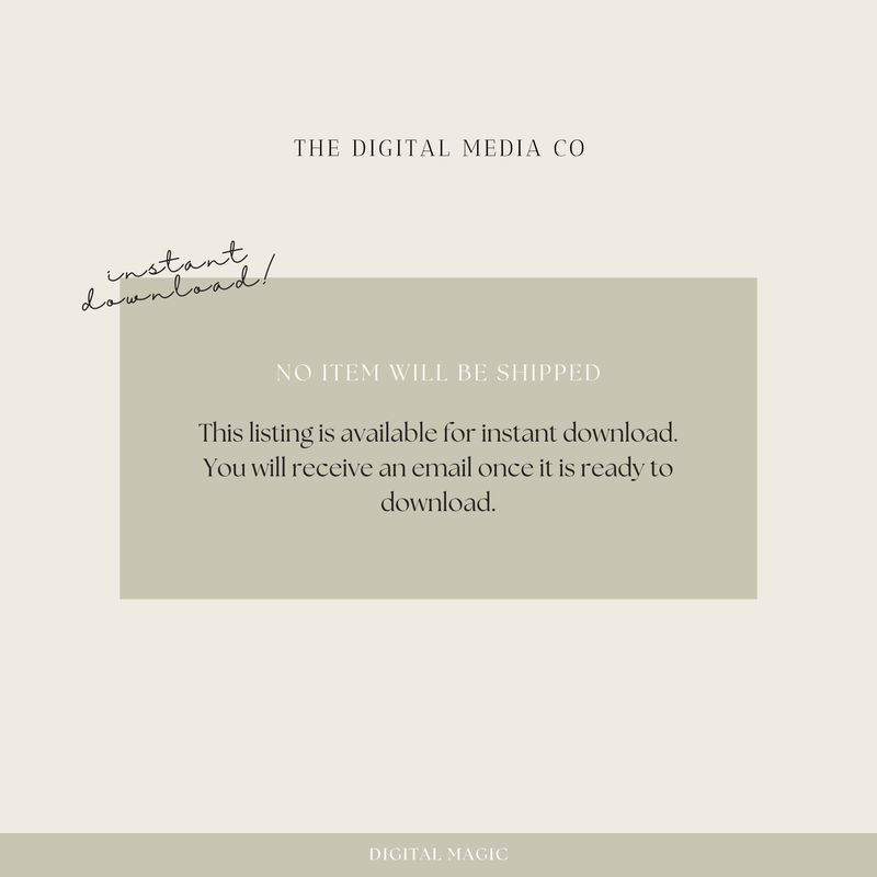 Botanical Beauty Digital Stickers