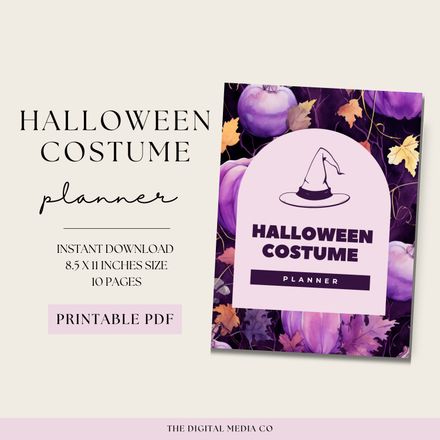 Printable Halloween Costume Planner