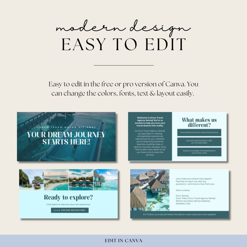 Travel Agency Email Templates