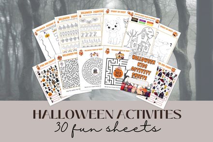 Halloween Activity Sheets