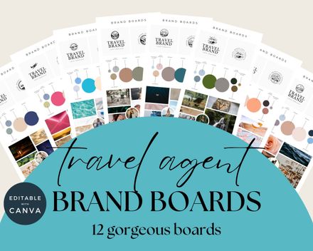 Travel Agent Brand Board Bundle