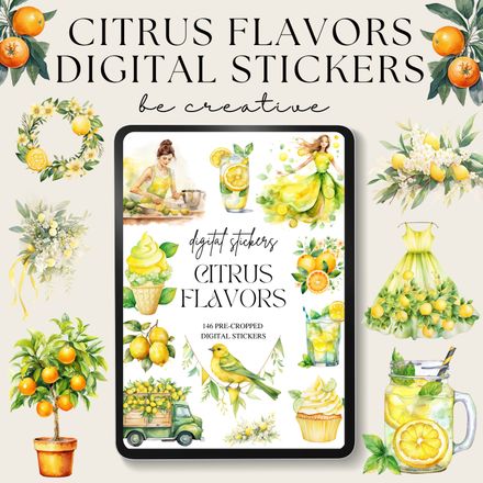 Citrus Digital Stickers
