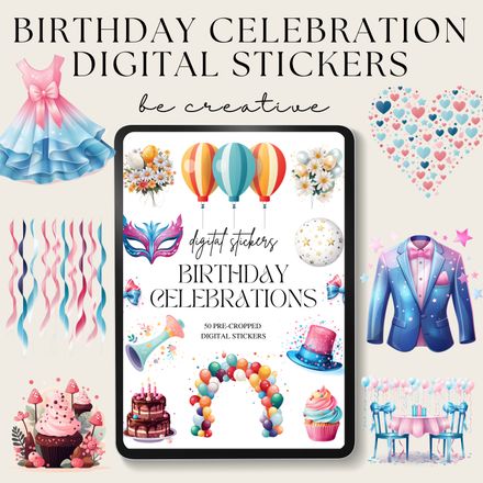 Birthday Celebration Stickers