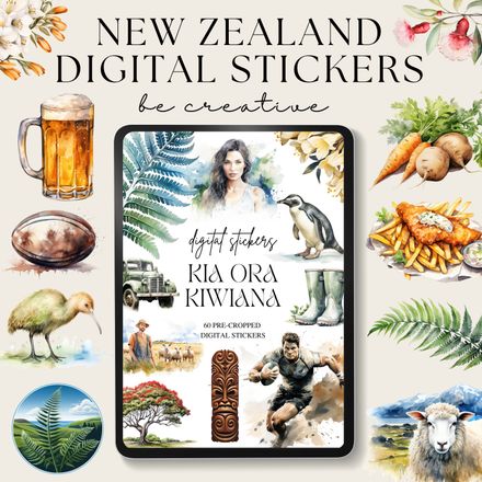 Kiwiwana Digital Stickers
