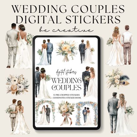 Wedding Couples Stickers