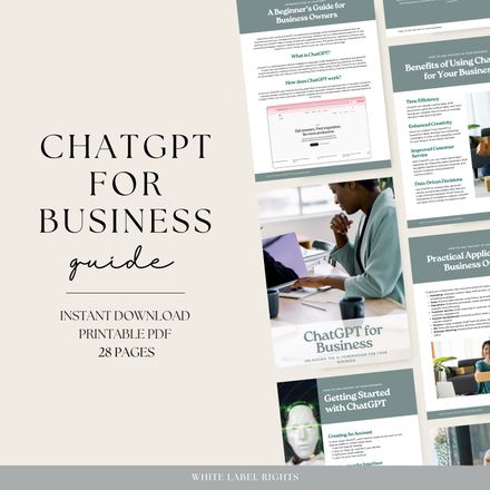 ChatGPT For Business 28-page Guide
