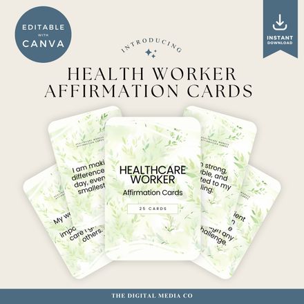 Healthcare Worker Affirmation Cards