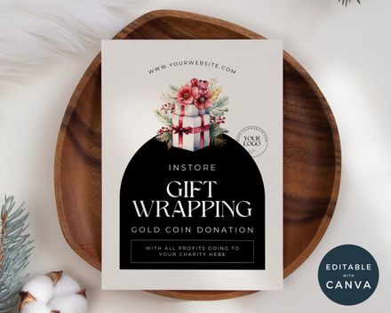 Christmas Gift Wrapping Template