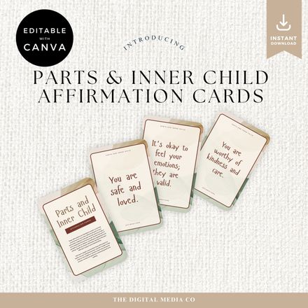 35 Parts and Inner Child Affirmation Cards