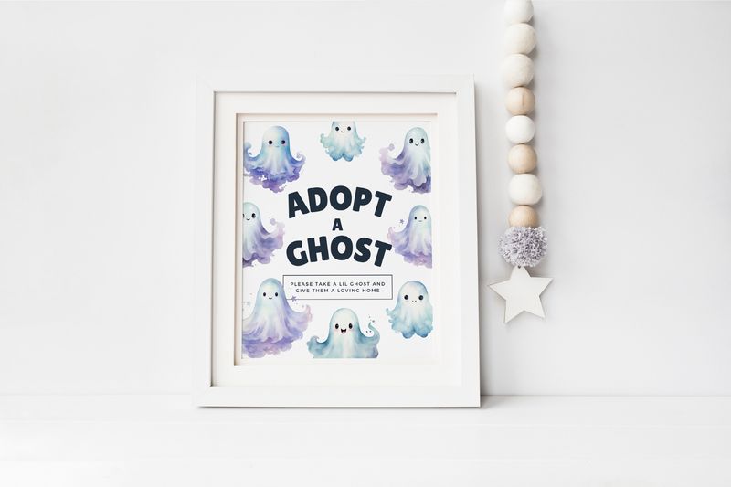 Adopt a Ghost sign