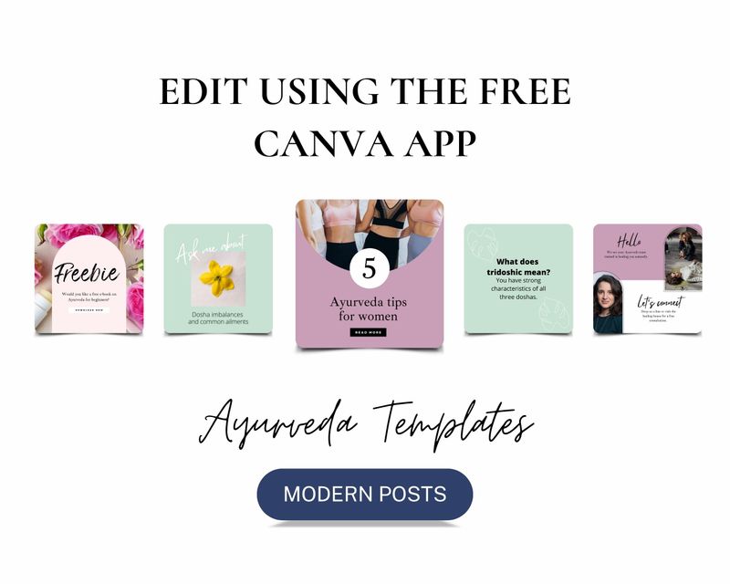 Ayurveda Social Media Posts