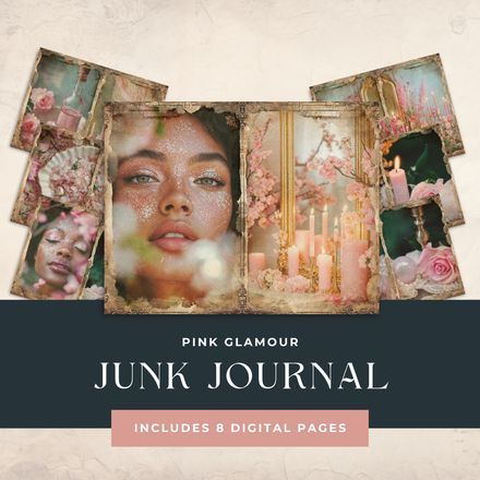 Pink Glamour Junk Journal