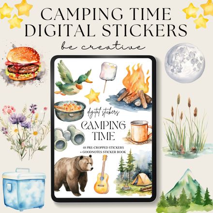Camping Time Stickers