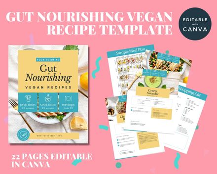 Gut Nourishing Vegan Recipes Template